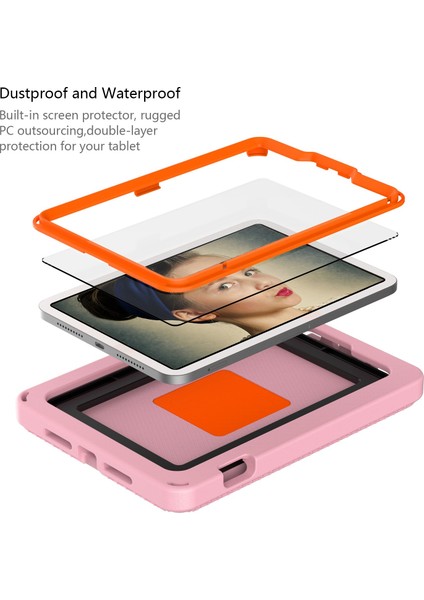 iPad MINI(2021) Omuz Askılı/su Geçirmez Ekran Koruyuculu Taşınabilir Eva Kılıf Darbeye Dayanıklı Tablet Kickstand Kılıfı- (Yurt Dışından) fırsatları