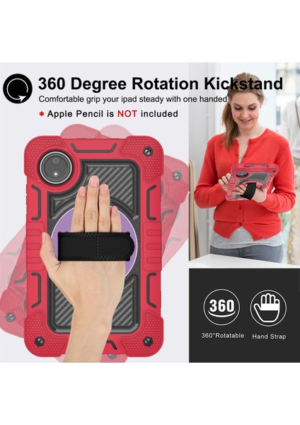 Xiaomi Redmi Pad Se 4g Kılıf Silikon + Pc Kickstand Tablet Kılıfı Omuz Askılı- + (Yurt Dışından)