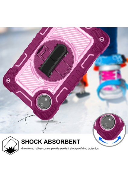 Xiaomi Redmi Pad Se 4g Kılıf Silikon + Pc Kickstand Tablet Kılıfı, Omuz Askılı- + (Yurt Dışından) modelleri