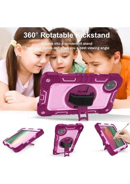 Xiaomi Redmi Pad Se 4g Kılıf Silikon + Pc Kickstand Tablet Kılıfı, Omuz Askılı- + (Yurt Dışından) indirimleri