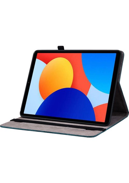 Xiaomi Redmi Pad Se 4g 8.7 Inç Kılıf Kart Sahibinin Çizilmez Deri Kapak Çiçek Baskı- (Yurt Dışından) modelleri