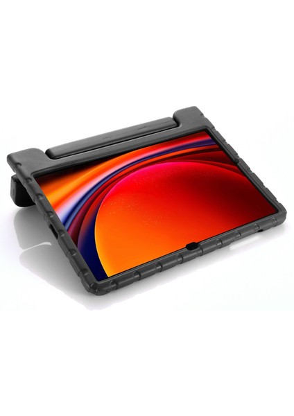 Samsung Galaxy Tab S9+/s9 Fe+Eva Tablet Koruyucu Kılıf Kolu Kickstand Damla Korumalı Kapak- (Yurt Dışından)