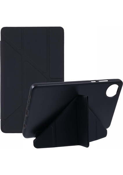 Xiaomi Redmi Pad Se 4g 8.7 Inç Kılıf Pu Deri + Silikon Origami Standı Koruyucu Kapak- (Yurt Dışından)