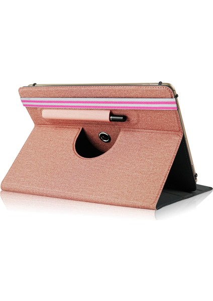 Evrensel Tablet Kılıfı 9-11 Inç Pu Deri + Kumaş 360 Derece Dönebn Folyo Standı Koruyucu Kapak- Altın (Yurt Dışından) modelleri