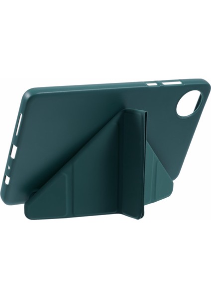 Xiaomi Redmi Pad Se 4g 8.7 Inç Kılıf Pu Deri + Silikon Origami Standı Koruyucu Kapak-Gece Yarısı I (Yurt Dışından) modelleri