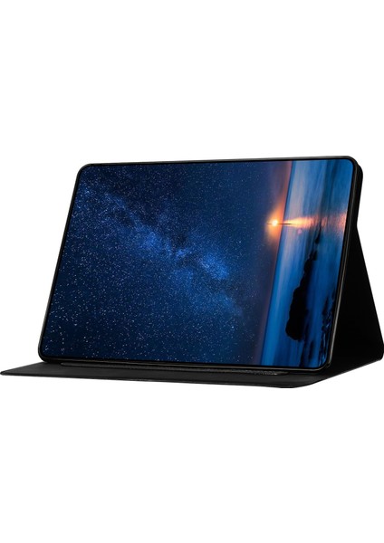 iPad Pro 11(2024) Kılıf Çift Kedi Baskılı Mikrofiber Deri Akıllı Tablet Kılıfı- (Yurt Dışından)