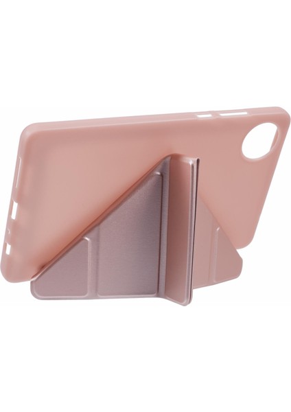 Xiaomi Redmi Pad Se 4g 8.7 Inç Kılıf Pu Deri + Silikon Origami Standı Koruyucu Kapak- Altın (Yurt Dışından) modelleri