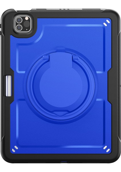 iPad Pro 11(2022)/(2021)/(2020)/(2018)/IPAD AIR(2022)/(2020)CASE Kickstand Pc+Tpu Tablet Kılıfı-Koyu (Yurt Dışından)