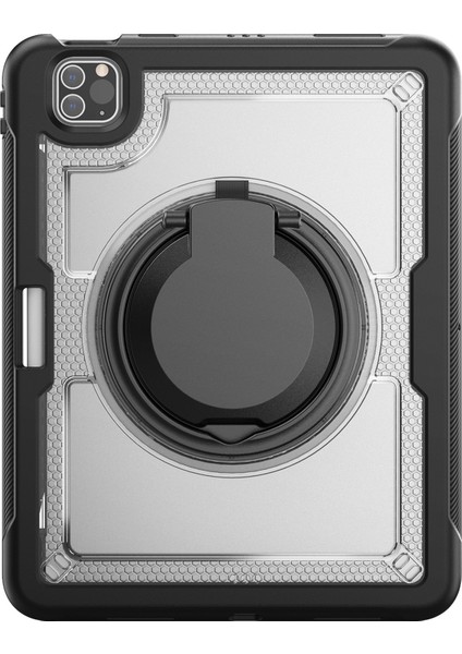iPad Pro 11(2022)/(2021)/(2020)/(2018)/IPAD AIR(2022)/(2020)CASE Kickstand Pc+Tpu Tablet Kapağı-Şeffaf (Yurt Dışından)
