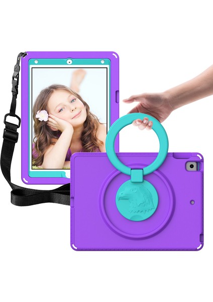 iPad 10.2(2019)/(2021)/(2020)/AIR 10.5 INÇ(2019)ÇIZILMEZ Eva Kılıf, Omuz Askılı/su Geçirmez Ekran Koruyucu Darbeye Dayanıklı Kapak Taşınabilir Tablet Kılıfı- (Yurt Dışından) fiyatları