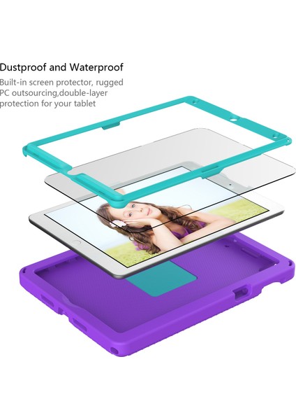 iPad 10.2(2019)/(2021)/(2020)/AIR 10.5 INÇ(2019)ÇIZILMEZ Eva Kılıf, Omuz Askılı/su Geçirmez Ekran Koruyucu Darbeye Dayanıklı Kapak Taşınabilir Tablet Kılıfı- (Yurt Dışından) fırsatları