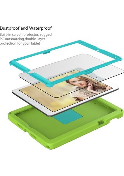 iPad 10.2(2019)/(2021)/(2020)/AIR 10.5 INÇ(2019)OMUZ Askılı Çizilmez Eva Kılıf/su Geçirmez Ekran Koruyucu Darbeye Dayanıklı Kapak Taşınabilir Tablet Kılıfı- (Yurt Dışından) fırsatları