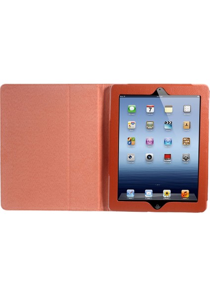 Yeni iPad 2nd 3rd 4th Gen- Katlanır Deri Stand Kılıfı (Yurt Dışından)