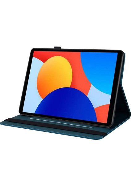 Xiaomi Redmi Pad Se 4g 8.7 Inç Kılıf Çiçek Baskı Pu Deri Tablet Kapak Kart Yuvaları - (Yurt Dışından)