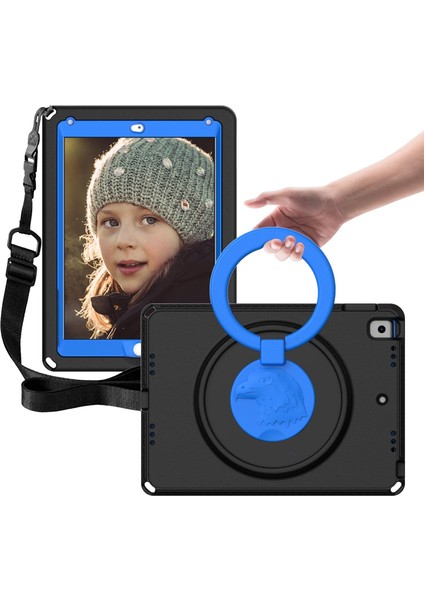 iPad AIR(2013)/AIR 2/9.7-INÇ(2017)/(2018)EVA Darbeye Dayanıklı Kılıf, Omuz Askılı/su Geçirmez Ekran Koruyucu, Çizilmez Kapak Taşınabilir Tablet Kılıfı- (Yurt Dışından) fiyatları