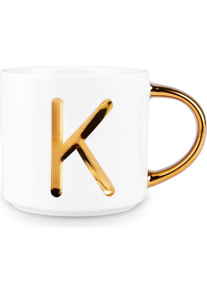 K Harfli Kupa 400 ml Beyaz modelleri