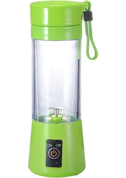 Elektrikli Meyve Sıkacağı Blender Taşınabilir El USB Kişisel Süt Smoothie Maker Mikser Bardak Ev Piknik Ofis Için, Yeşil (Yurt Dışından)