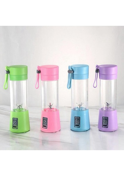 Elektrikli Meyve Sıkacağı Blender Taşınabilir El USB Kişisel Süt Smoothie Maker Mikser Bardak Ev Piknik Ofis Için, Yeşil (Yurt Dışından)