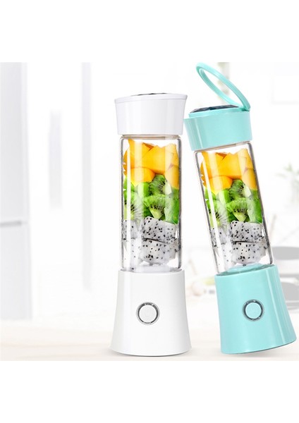 480 ml Taşınabilir USB Şarj Meyve Shake Fincan Ev Hızlı Sıkacağı Çok Fonksiyonlu Mini Taşınabilir Meyve Sıkacağı Ev ve Seyahat Için-A (Yurt Dışından)