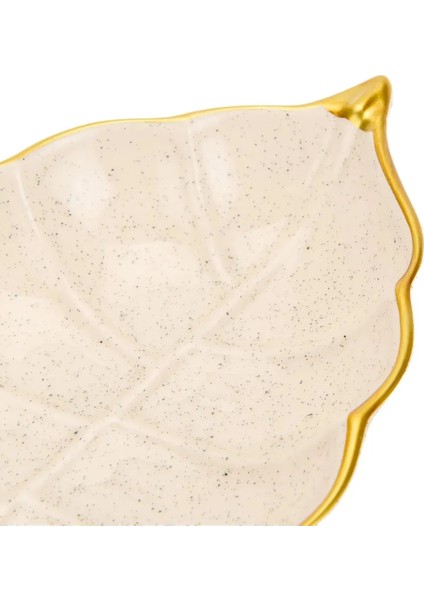 Seramik Yaprak Sunum Tabak 25,5 cm fırsatları