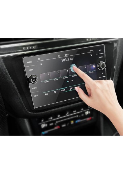 Volkswagen T-Roc 8 Inç Mat Ekran Koruyucu 2024 Multimedya fiyatları