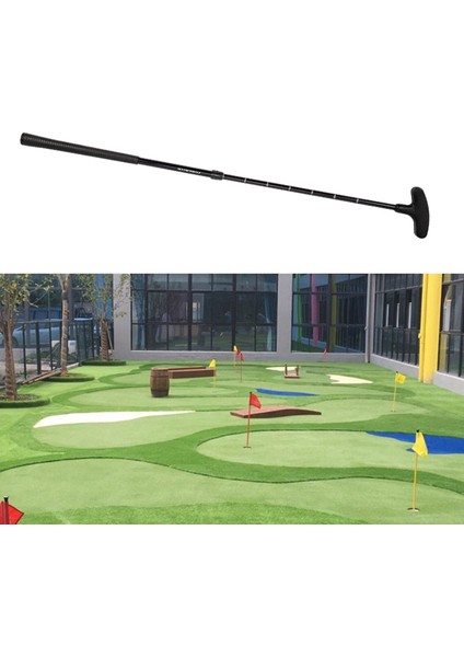 2x Golf Putter, Yüksekliği Ayarlanabilir Uzunluğa Sahiptir, Golf Putter'ın Gö ile Işaretlenmiş (Yurt Dışından)