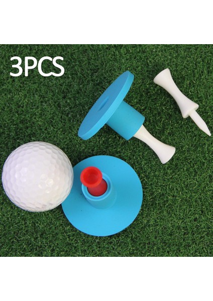 3 Golf Kauçuk Tees Kullanılabilir Golf Ekipmanları (Yurt Dışından)