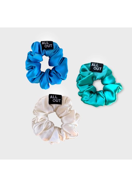 Saten Scrunchie Toka Seti 3'lü