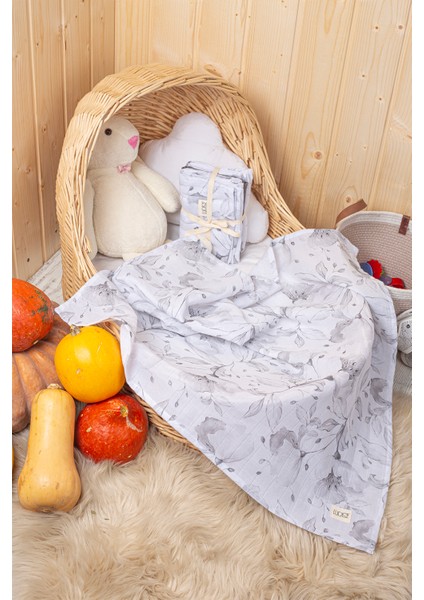 Dijital Baskılı 3'lü Müslin Örtü Seti - 75X75 cm - ZT5000 fiyatları