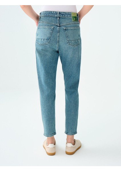 Mom Slim Fit Kadın Pantolon modelleri
