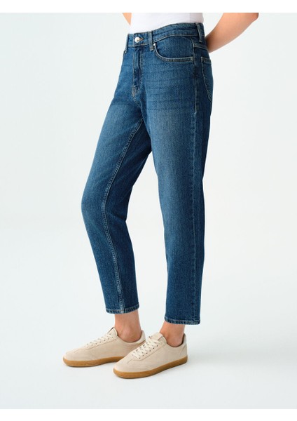 Mom Slim Fit Kadın Pantolon fırsatları