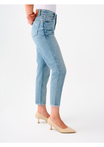 Mom Slim Fit Kadın Pantolon fırsatları