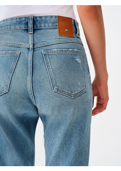 Mom Slim Fit Kadın Pantolon indirimleri