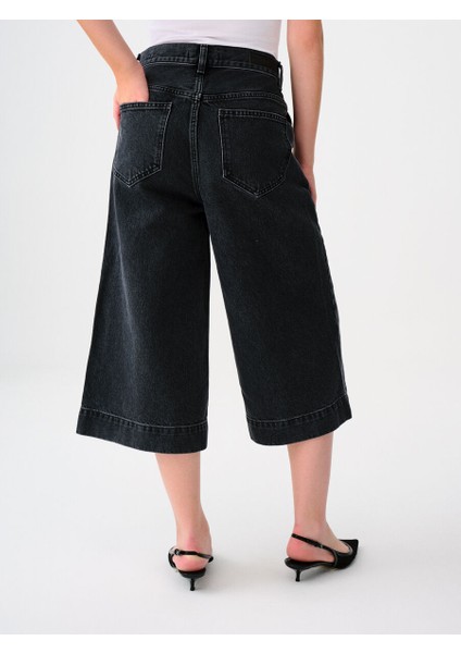 Culotte Cropped Regular Fit Kadın Pantolon