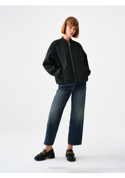 Vintage Straight Regular Fit Kadın Pantolon