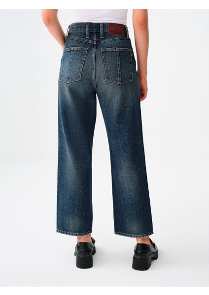 Vintage Straight Regular Fit Kadın Pantolon