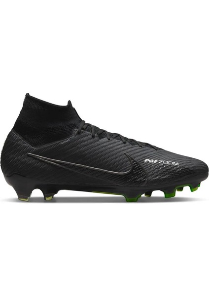 Zoom Superfly 9 Elite Fg Çoraplı Erkek Profesyonel Krampon Siyah-Sarı