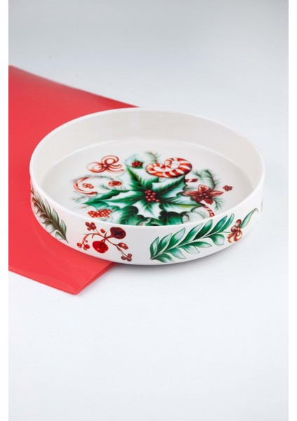 Winterberry Düz Kenar Porselen Salata Kasesi fiyatları