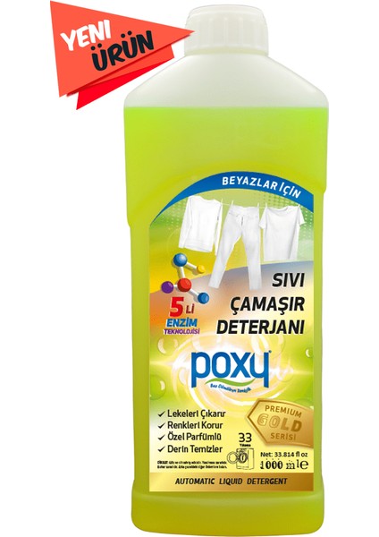 Beyazlar Için Sıvı Deterjan 1000 ml