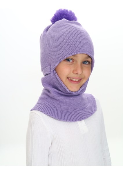 Kız Çocuk Bere Boyunluk Kar Maskesi 4-10 Yaş fiyatları