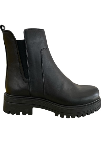 66152 Kadın Casual Deri Bot (Kış 24)