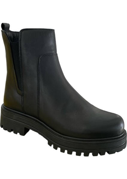 66152 Kadın Casual Deri Bot (Kış 24)