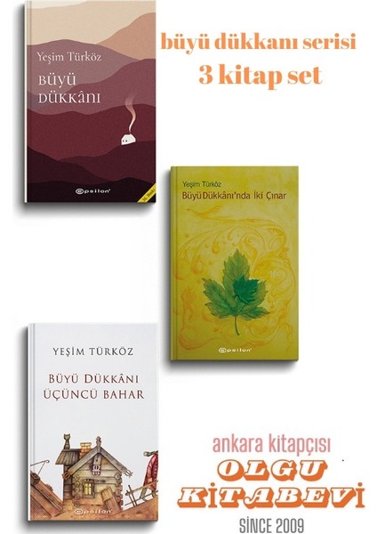 Büyü Dükkanı Serisi 3 Kitap - Yeşim Türköz