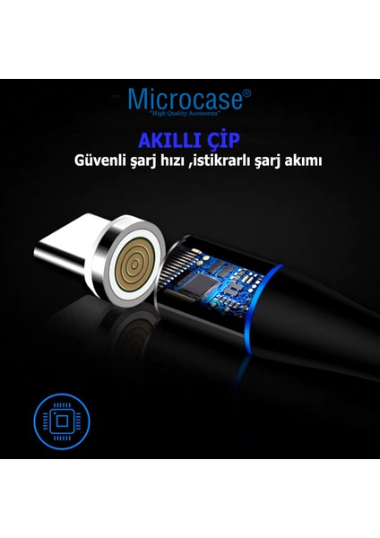 7 Pin Yuvalı Manyetik Şarj Kablo Başlığı Type-C UÇ-AL4768