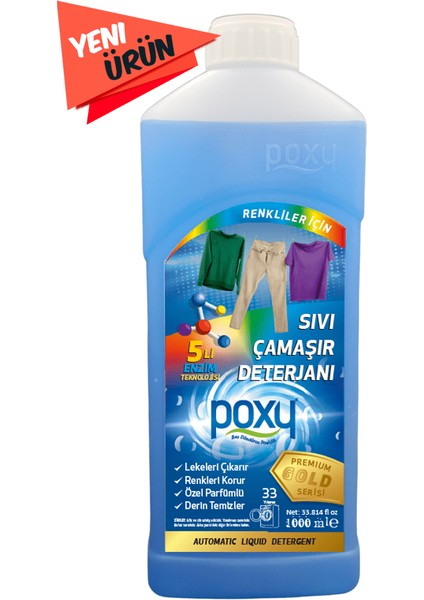 Renkliler Için Sıvı Deterjan 1000 ml