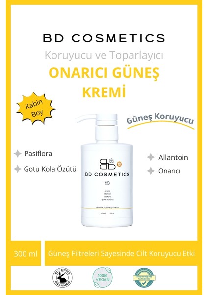 50 Spf Onarıcı Güneş Kremi 300 Ml