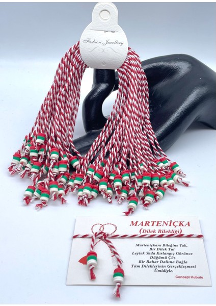 30 Adet Yılbaşı Hediyesi Marteniçka Mart Dilek Şans Bilekliği