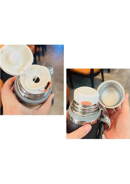 Premium Termos 750ML Ekru