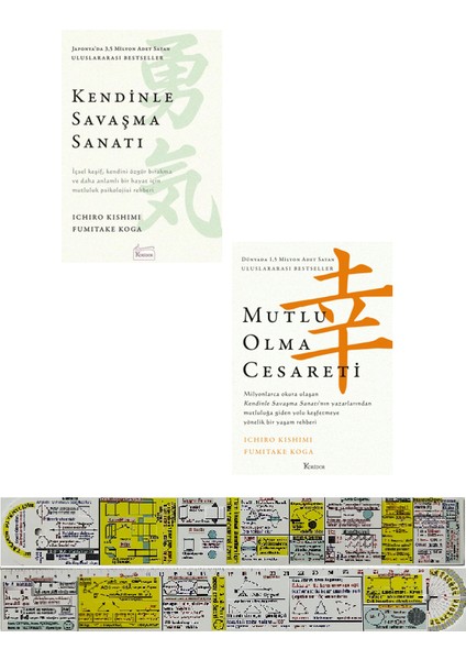 Kendinle Savaşma Sanatı - Mutlu Olma Cesareti 2 Kitap - Ichiro Kishimi - Cetvel