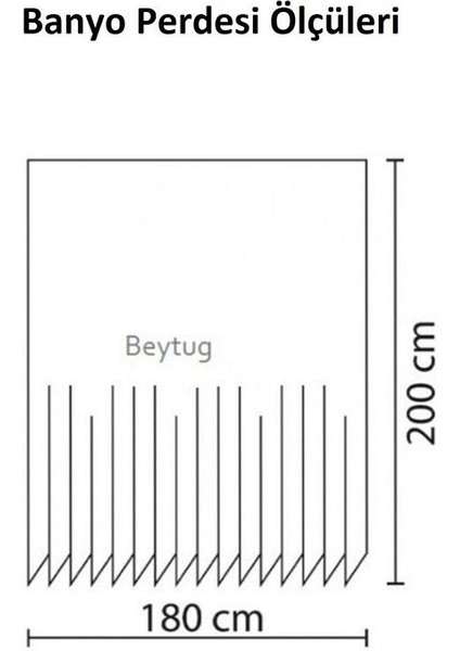 Polyester Kumaş Çizgi Desen Banyo Perdesi Siyah Askı Aparatı Hediyeli C-Halkalı Duş Perdesi indirimleri